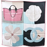 多色 31 Rue Cambon 絲綢 絲巾 90x90【CHANEL 香奈兒】