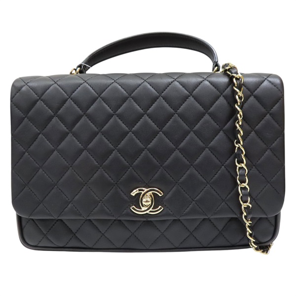 黑色 羊皮 兩用包【CHANEL 香奈兒】