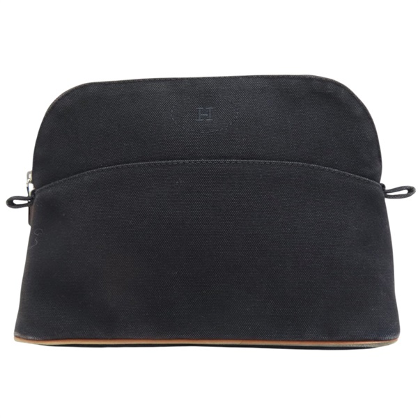 黑色 帆布 Bolide 收納包【HERMES 愛馬仕】 H104774M