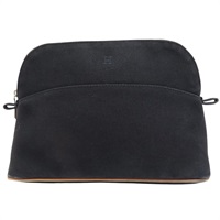 黑色 帆布 Bolide 收納包【HERMES 愛馬仕】 H104774M