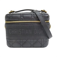黑色 羊皮 Diortravel Vanity Case 肩背包【Dior 迪奧】 S5488UNTR