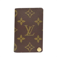 棕色 原花 PVC塗層帆布 名片夾【LOUIS VUITTON LV 路易威登】 M60937