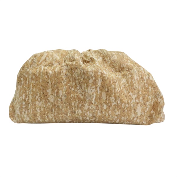 棕色 小牛皮/聚酯纖維/軟木 手拿包【BOTTEGA VENETA BV 寶緹嘉】