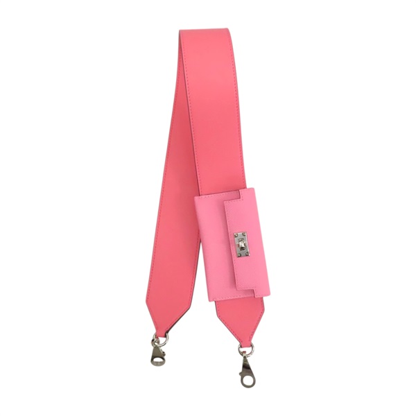粉色 Epsom牛皮 間背帶 Y刻【HERMES 愛馬仕】