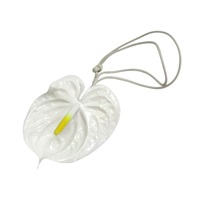 白色 火鶴花 橡膠 Anthurium Flower 吊飾【LOEWE 羅威】