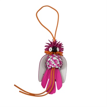 粉色牛皮 Bird charm 吊飾【LOEWE 羅威】