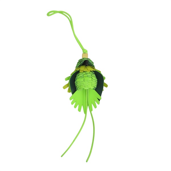 綠色 牛皮 鳥造型 Parrot 掛飾【LOEWE 羅威】