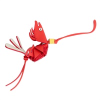 紅色 牛皮 Shrimp charm 吊飾 【LOEWE 羅威】