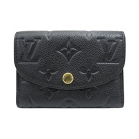 黑色 原花 牛皮壓紋 零錢包【LOUIS VUITTON LV 路易威登】 M81455