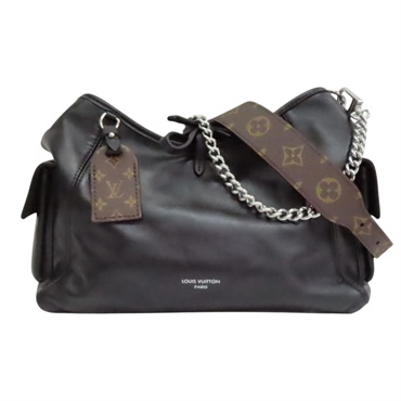 黑色 羊皮 CarryAll Cargo Vibe PM 肩背包【LOUIS VUITTON LV 路易威登】 M24861
