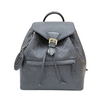 黑色 原花壓紋 牛皮 MONTSOURIS 後背包【LOUIS VUITTON LV 路易威登】 M45205