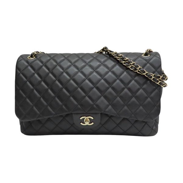 黑色 羊皮 coco 40cm 肩背包【CHANEL 香奈兒】 AS4661