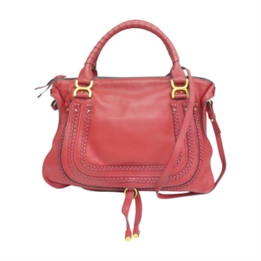 紅色 牛皮 Marcie 兩用包【Chloe 克羅伊】