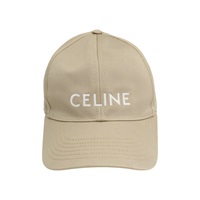 卡其色 棉布 棒球帽 帽子【CELINE 賽琳】 2AUA1746P