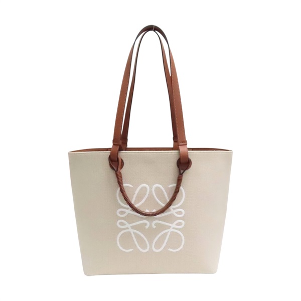 米色 帆布 Anagram 兩用包【LOEWE 羅威】 A717T23X02