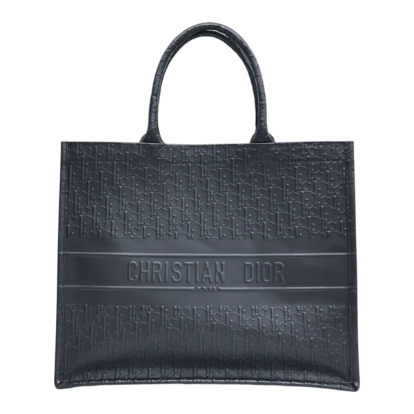 黑色 壓紋牛皮 Book Tote 大型 手提包 托特包【Dior 迪奧】 M1286ZWSO_M900