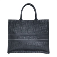 黑色 壓紋牛皮 Book Tote 大型 手提包 托特包【Dior 迪奧】 M1286ZWSO_M900