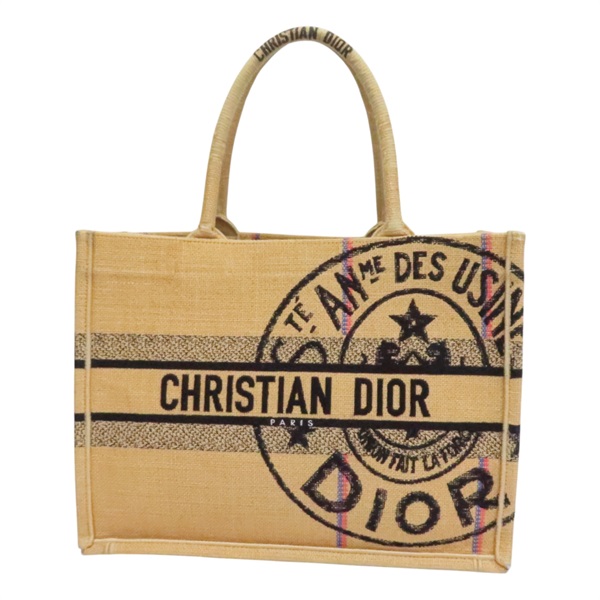 卡其色 帆布 Book Tote 托特包 手提包【Dior 迪奧】