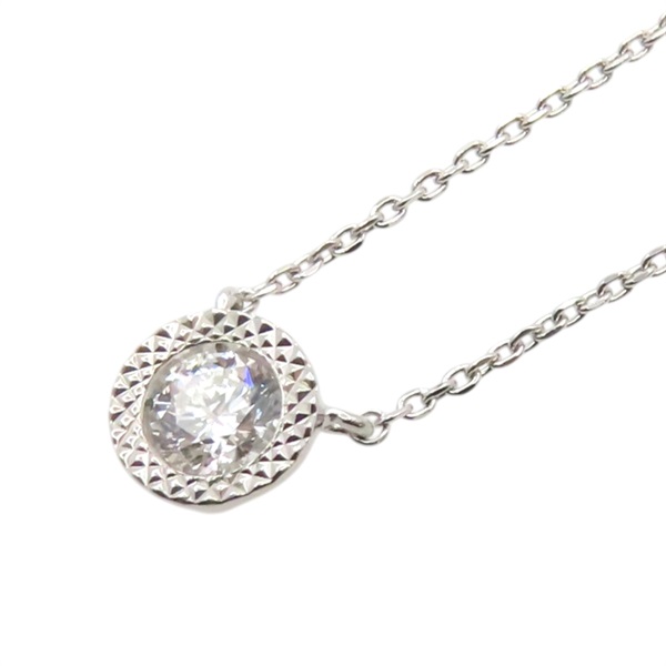 單鑽 18K白金 項鏈【JEWELRY 無品牌珠寶】 Diamond 1.6g