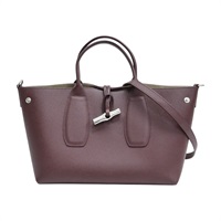 紅棕色 牛皮 LE ROSEAU 兩用包【Longchamp 瓏驤】 10058HPN009