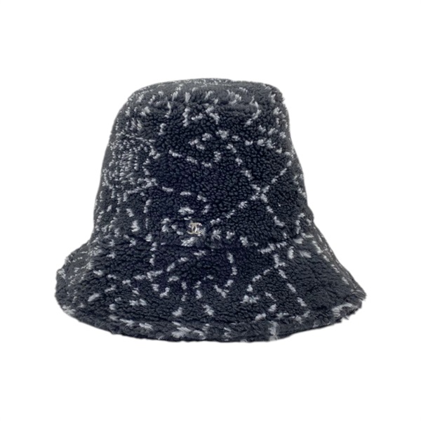 黑色 聚酯纖維 棉布 CC Logo Bucket Hat Black 帽子【CHANEL 香奈兒】 e58195f