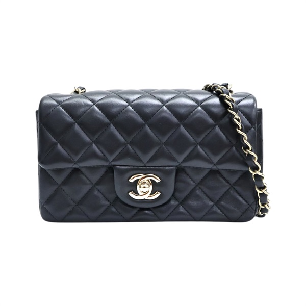 黑色 羊皮 COCO 20 鍊帶 肩背包 銀扣【CHANEL 香奈兒】 A69900