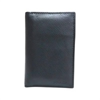 黑色 牛皮 卡片夾【PRADA 普拉達】