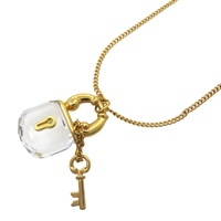 金屬 白水晶 鎖頭 項鏈【Swarovski 施華洛世奇】 1062588