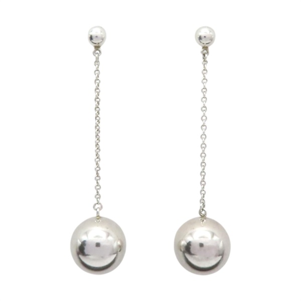 925純銀 HardWear Ball 球垂墜 針式耳環【Tiffany & Co 蒂芬妮】