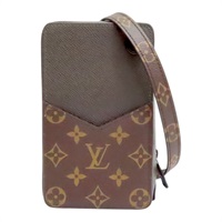 墨綠色 牛皮 Taiga Lama 手機盒 肩背包【LOUIS VUITTON LV 路易威登】 M30581