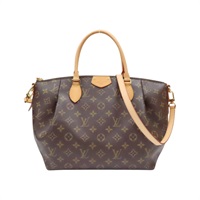 棕色 原花帆布 Turenne MM 兩用包【LOUIS VUITTON LV 路易威登】 M48814