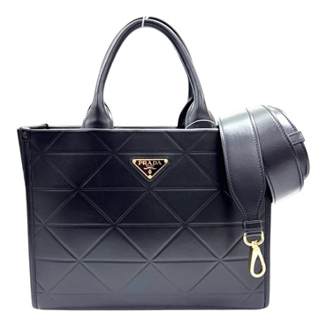 黑色 牛皮 Symbole 兩用包【PRADA 普拉達】 1BA379