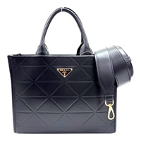 黑色 牛皮 Symbole 兩用包【PRADA 普拉達】 1BA379