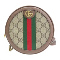 烏木色 GG Supreme帆布 圓餅 Ophidia 後背包【GUCCI 古馳】 598661