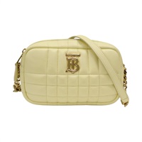 檸檬黃 羊皮 Lola mini 相機包 肩背包【BURBERRY 巴寶莉】 8066149