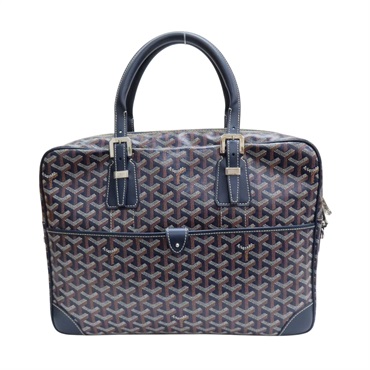 藍色 PVC塗層帆布 Ambassade MM 公事包【GOYARD 高雅德】