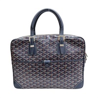 藍色 PVC塗層帆布 Ambassade MM 公事包【GOYARD 高雅德】