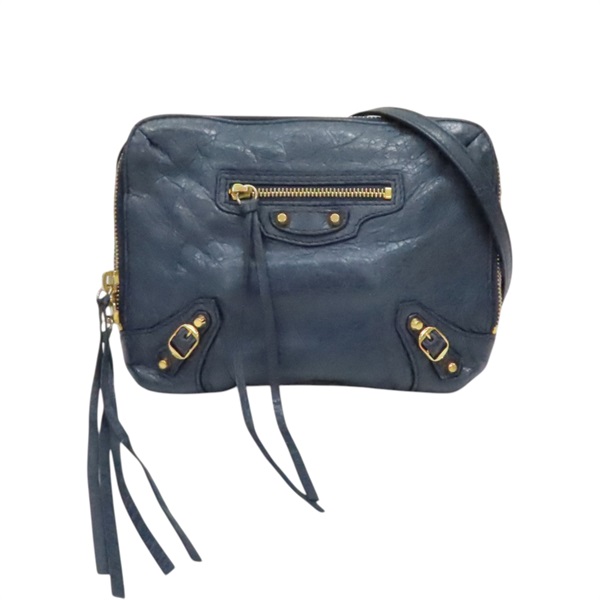 藍色 山羊皮 肩背包【BALENCIAGA 巴黎世家】 488795