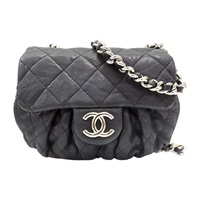 黑色牛皮 Chain Around Flap 鍊帶 肩背包 A49914 無卡【CHANEL 香奈兒】 A49914