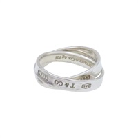 925純銀 1837 互鎖圓環戒 戒指【Tiffany & Co 蒂芬妮】 60128383