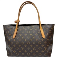 棕色 原花帆布 Raspail PM 肩背包【LOUIS VUITTON LV 路易威登】 M40608