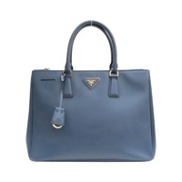 藍色 防刮牛皮 Galleria 兩用包 無背帶【PRADA 普拉達】 BN1844