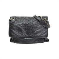 黑色 牛皮 NIKI 郵差包 肩背包【SAINT LAURENT YSL 聖羅蘭】 498883