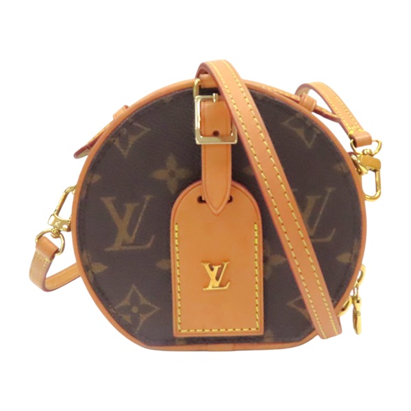 棕色 原花帆布 Mini Boite Chapeau 肩背包 M83575【LOUIS VUITTON LV 路易威登】 M83575
