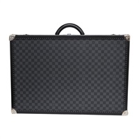 黑色 棋盤格 PVC塗層帆布 Alzer 65 手提 行李箱【LOUIS VUITTON LV 路易威登】 N21231