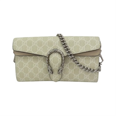米色 帆布 Dionysus 肩背包【GUCCI 古馳】 731782