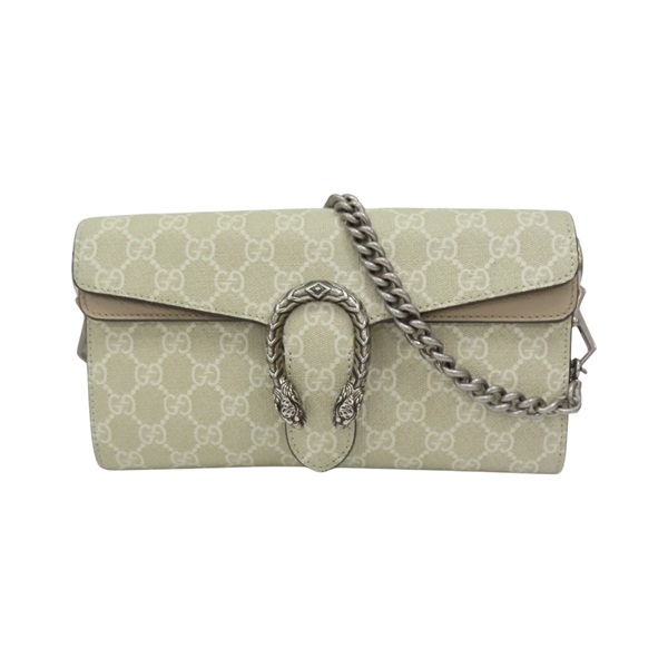 米色 帆布 Dionysus 肩背包【GUCCI 古馳】 731782
