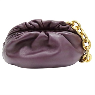 紫色 牛皮 The Chain Pouch 肩背包【BOTTEGA VENETA BV 寶緹嘉】 651445