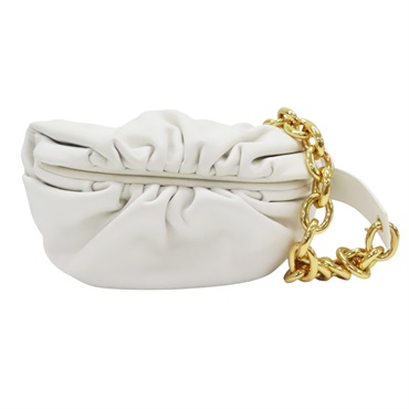 白色 羊皮 經典 雲朵包 肩背包【BOTTEGA VENETA BV 寶緹嘉】 651445