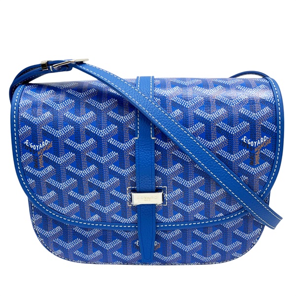 藍色 帆布 Belvedere PM 肩背包【GOYARD 高雅德】